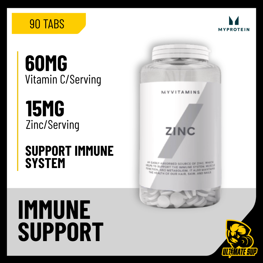 Myprotein Zinc, Improve immune & Metabolism 90 Tablets - Ultimate Sup - Ultimate Sup Singapore