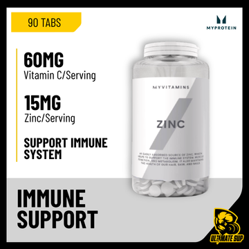 Myprotein Zinc, Improve immune & Metabolism 90 Tablets - Ultimate Sup - Ultimate Sup Singapore