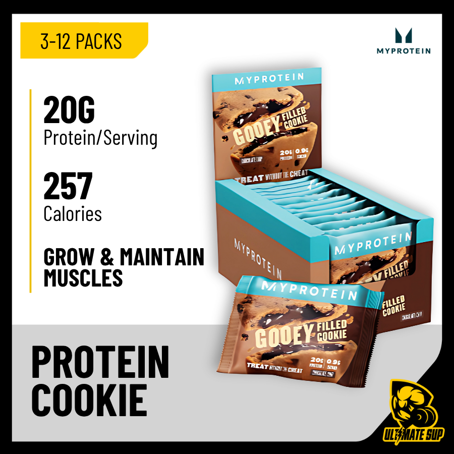 Myprotein Gooey Filled Protein Cookie, Various Flavors, 3-12 packs - Ultimate Sup Singapore