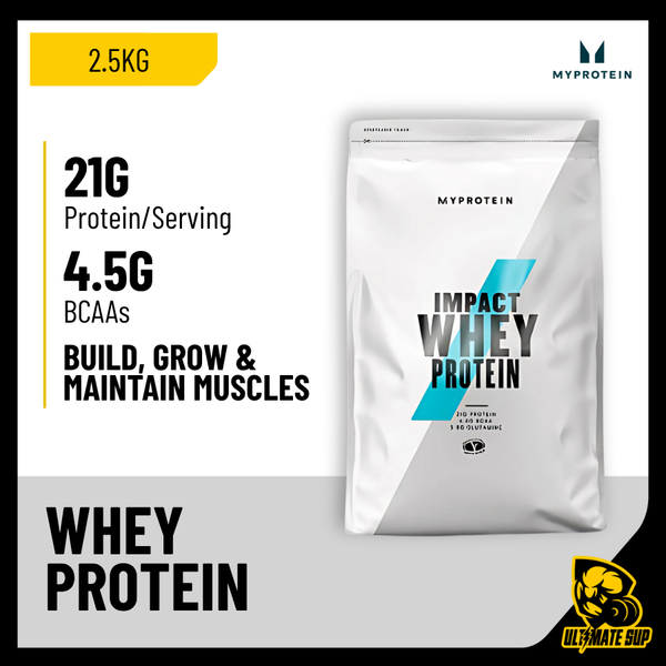 Myprotein, Impact Whey Protein Powder, 1-2.5 kg - Ultimate Sup Singapore