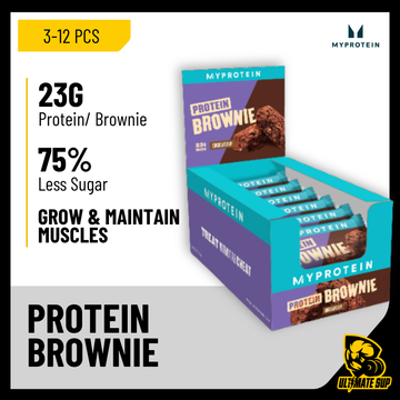 Myprotein Protein Brownie, 3-12 pcs - Ultimate Sup Singapore