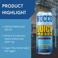 Nocco, Energy Drink, Sugar Free, Caffeine, Muscle Recovery, 330ml, 6-24 Cans - Ultimate Sup Singapore