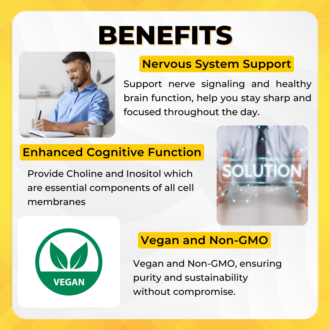 NOW Foods, Choline & Inositol, 100 Veg Capsules - Ultimate Sup Singapore