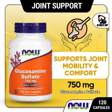 NOW Foods, Glucosamine Sulfate, 750 mg, Support Joints Health, 120 Veg Capsules - Ultimate Sup Singapore