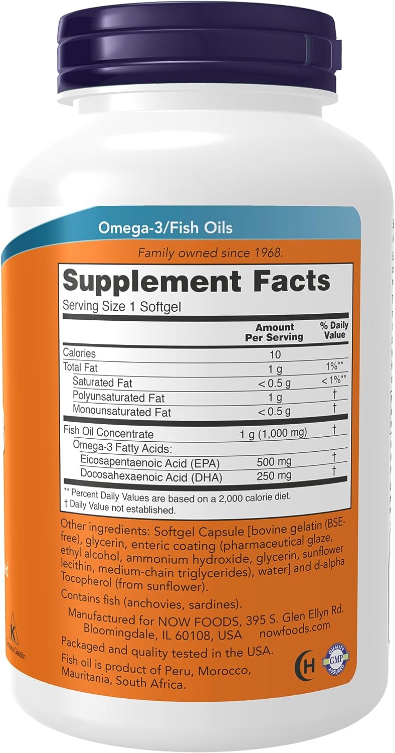 NOW Foods, Ultra Omega-3 Fish Oil, 180 Softgels - Ultimate Sup Singapore