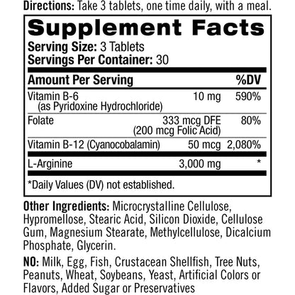Natrol, L-Arginine, Mens Health, Sexual Health, Stamina and Performance Supplement, 3,000 mg, 90 Tablets - Ultimate Sup Singapore