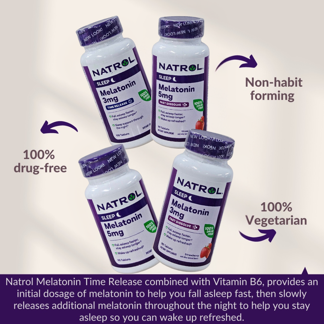 Natrol, Melatonin, 60-240Tablets - Ultimate Sup Singapore