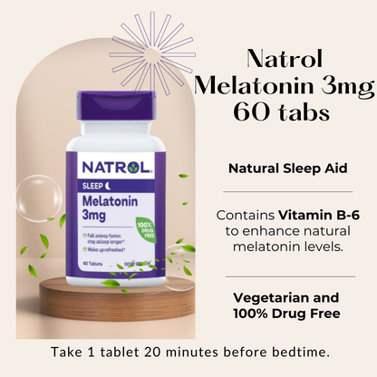 Natrol, Melatonin, 60-240Tablets - Ultimate Sup Singapore