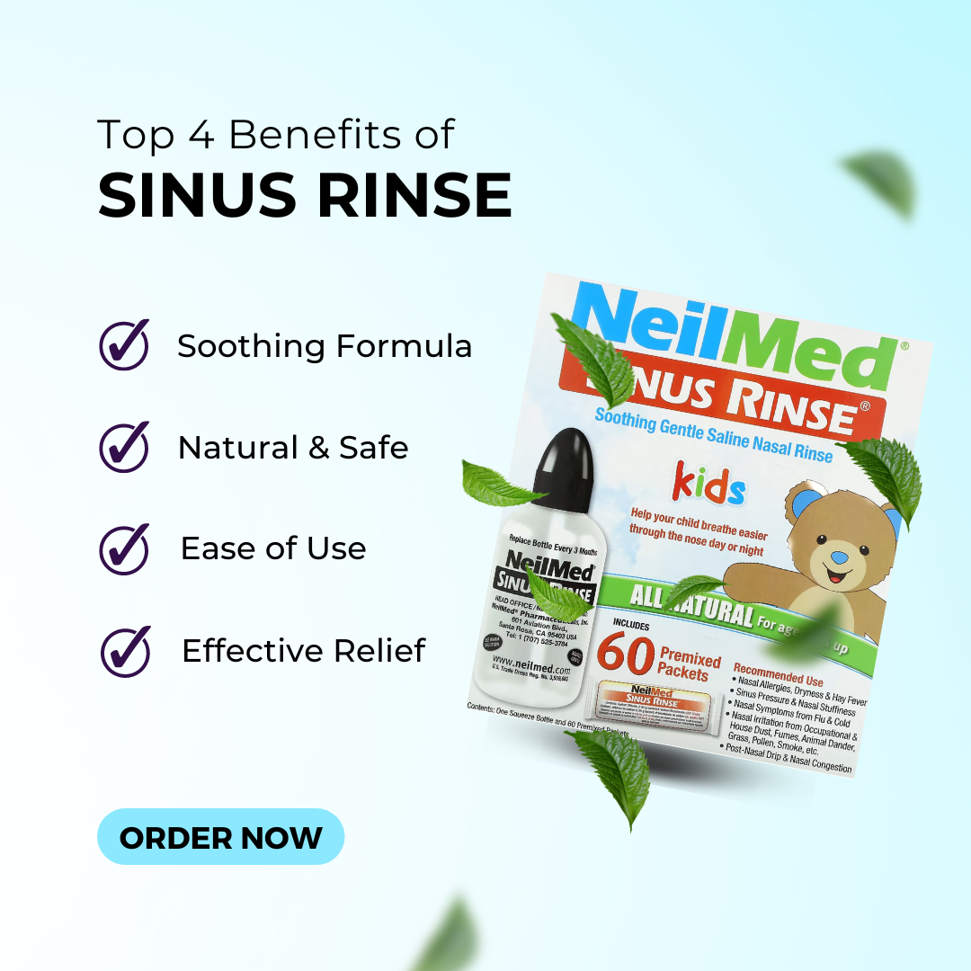NeilMed, Kids, Sinus Rinse, Ages 2+, 60 Premixed Packets - Ultimate Sup Singapore