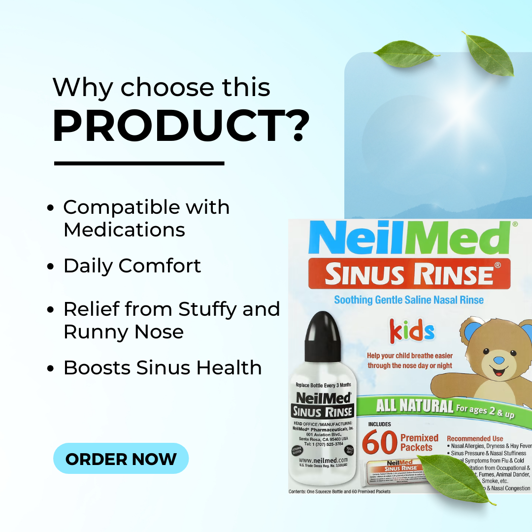 NeilMed, Kids, Sinus Rinse, Ages 2+, 60 Premixed Packets - Ultimate Sup Singapore