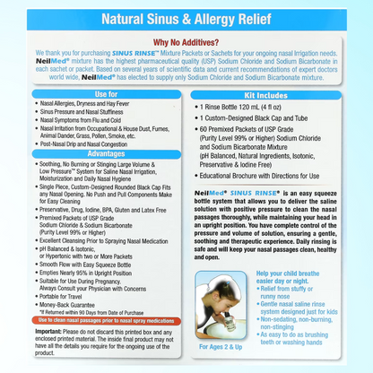 NeilMed, Kids, Sinus Rinse, Ages 2+, 60 Premixed Packets - Ultimate Sup Singapore