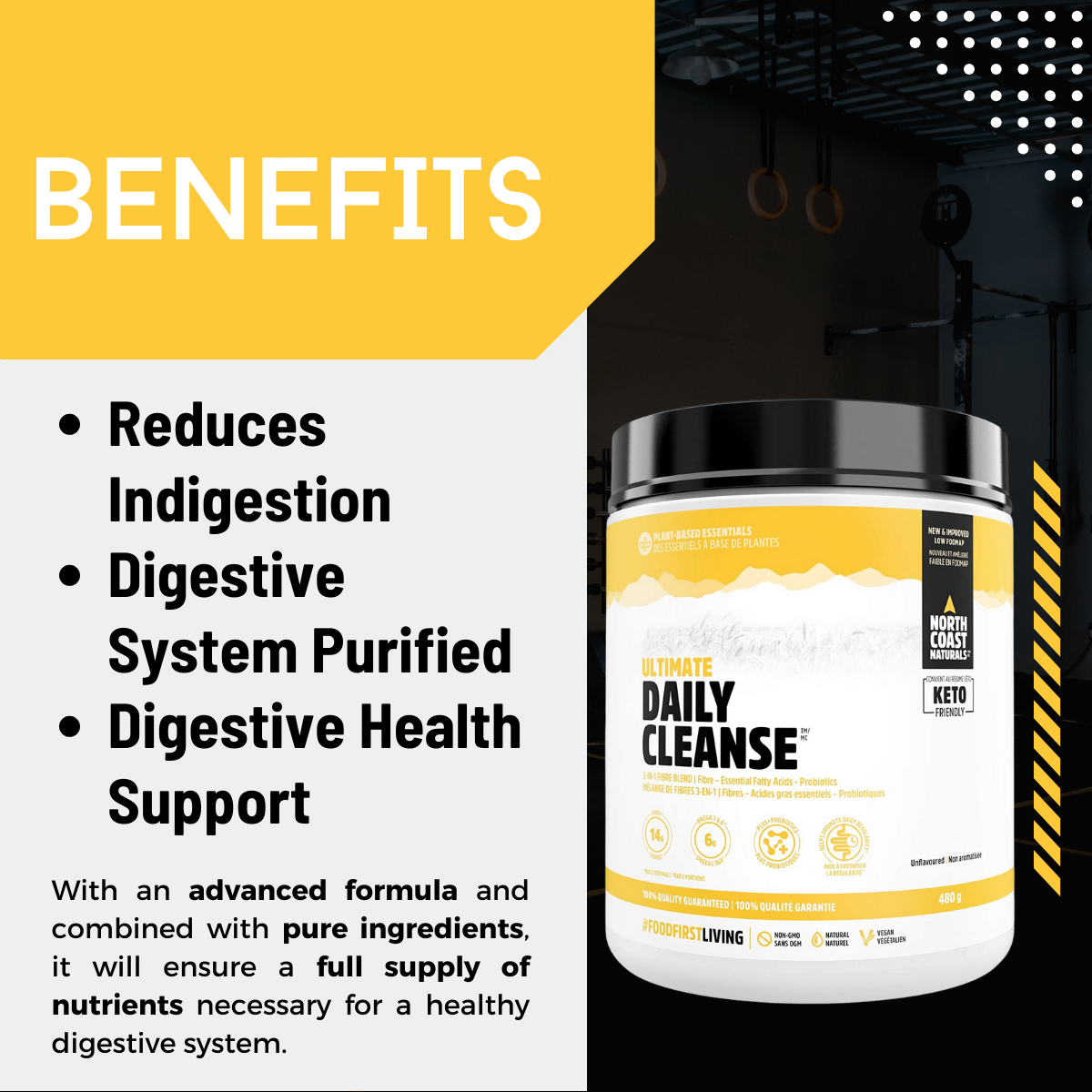 North Coast Naturals, Ultimate Daily Cleanse, 480g - Ultimate Sup Singapore