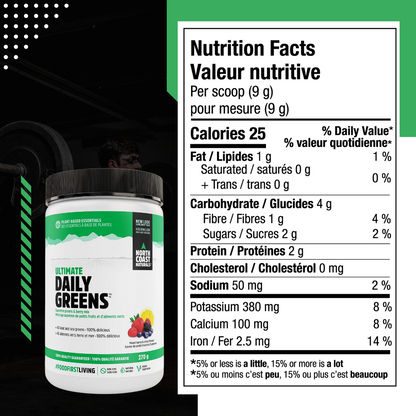 North Coast Naturals, Ultimate Daily Greens, 270g - Ultimate Sup Singapore