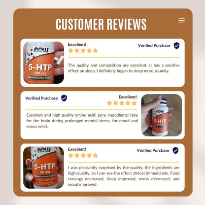 Now Foods, 5-HTP 100 mg - Ultimate Sup Singapore