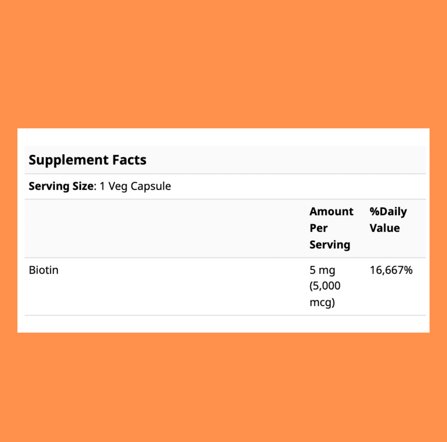 Now Foods Biotin, 5000mcg /10000mcg, Extra Strength, Support Amino Acid Metabolism, Dietary Supplement, Vegan, 120 Capsules - Ultimate Sup Singapore