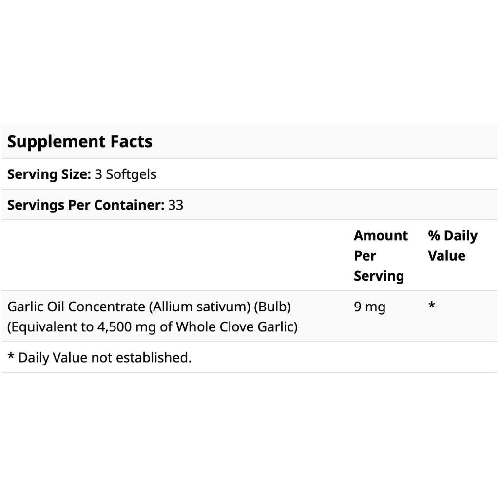 Now Foods Garlic Oil, Herbal Supplement, 1500mg, 100 Softgels - Ultimate Sup Singapore