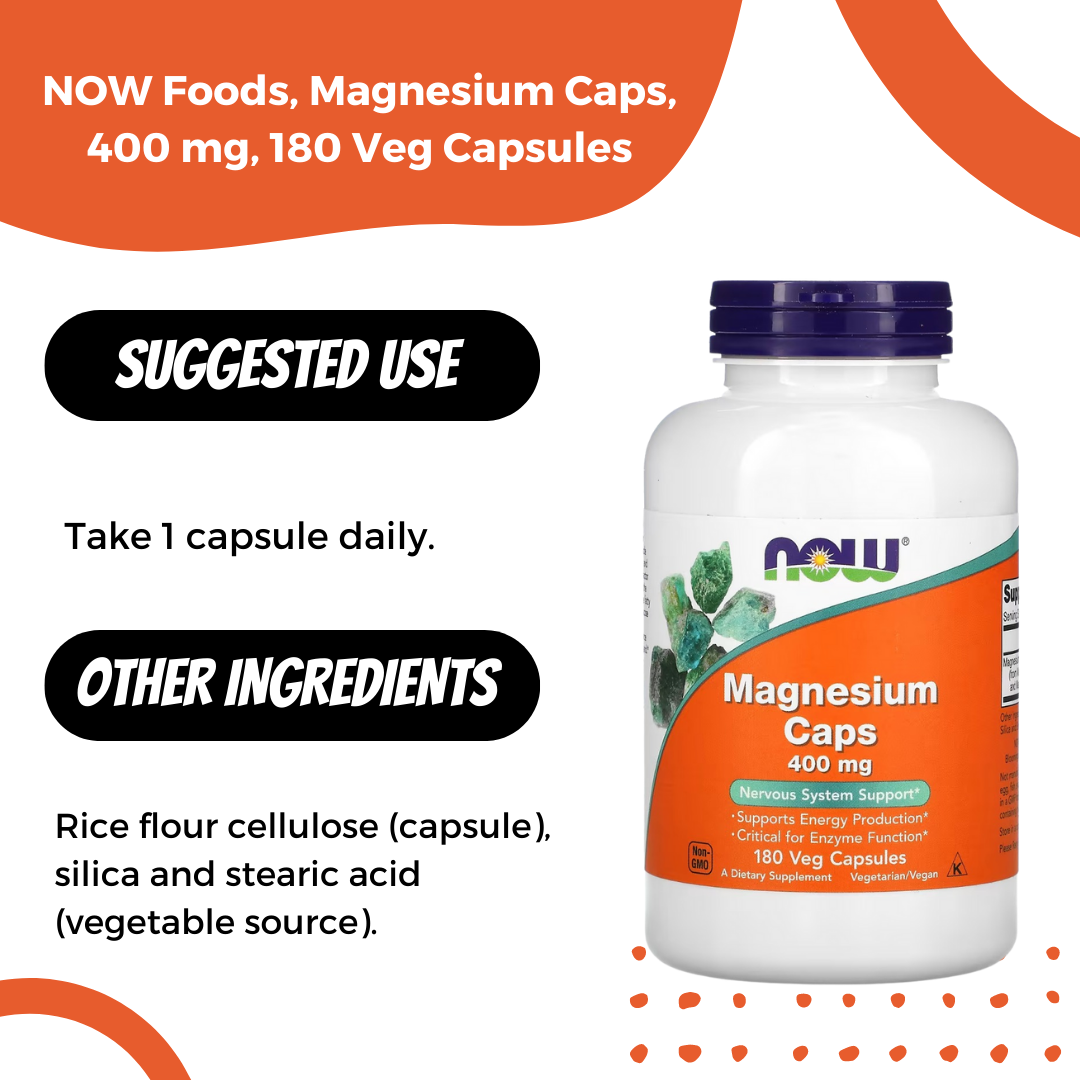 Now Foods, Magnesium Citrate, 120 - 240 Veg Capsules - Ultimate Sup Singapore
