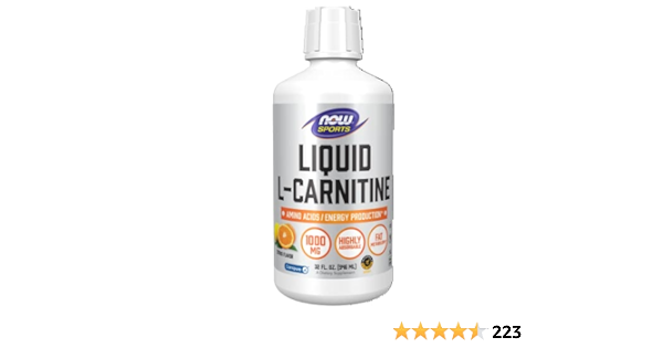 Now Sports Liquid L-Carnitine To Build Muscle, Support Fat Burning, 1000mg, 16 oz (473ml) - 32 oz (946ml) - Ultimate Sup Singapore