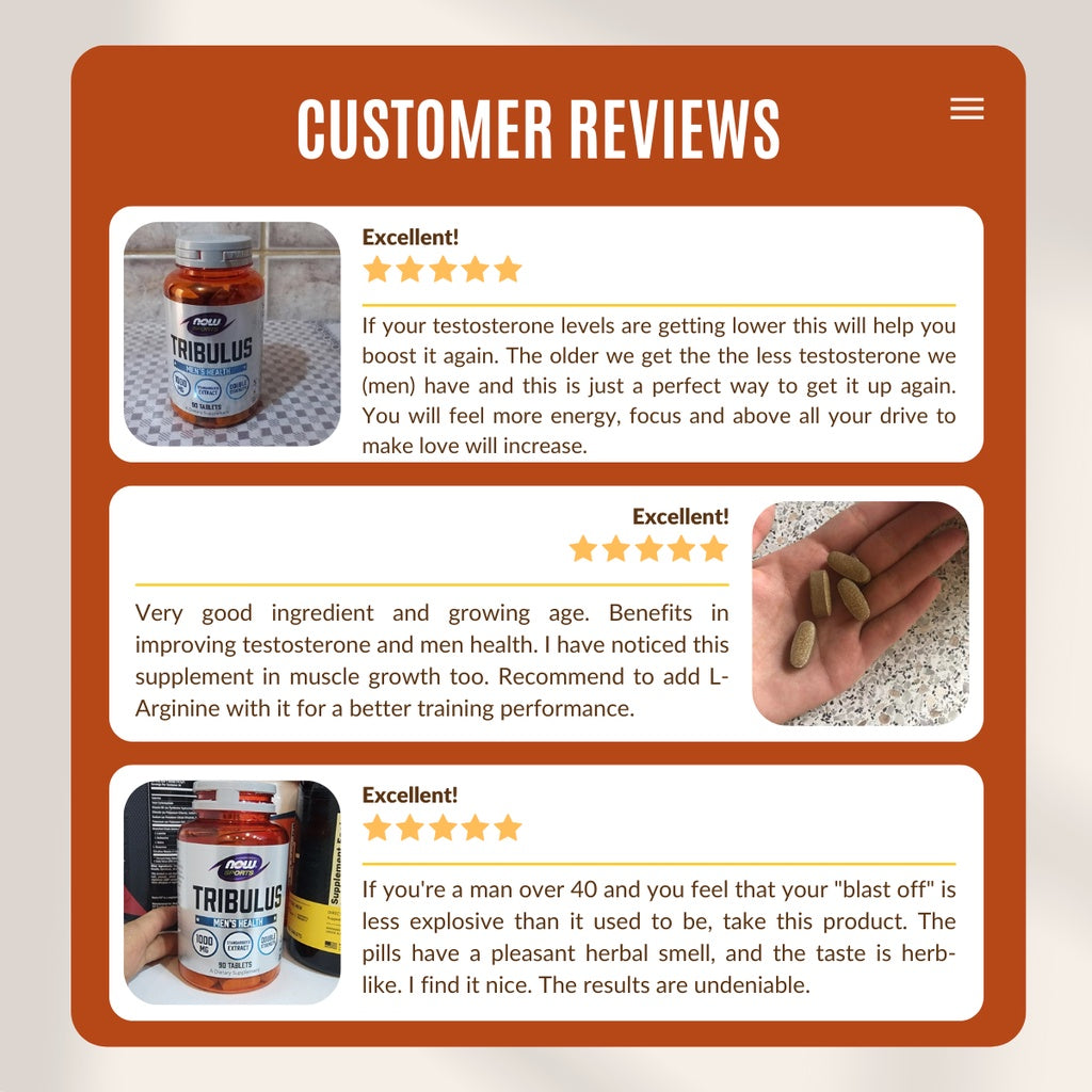 Now Sports, Tribulus, 1000mg, Enhance Vitality & Virility, 90 - 180 Tablets - Ultimate Sup Singapore