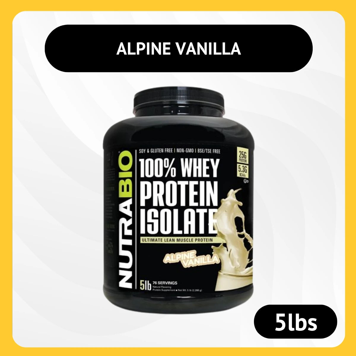 NUTRABIO Whey Protein Isolate
