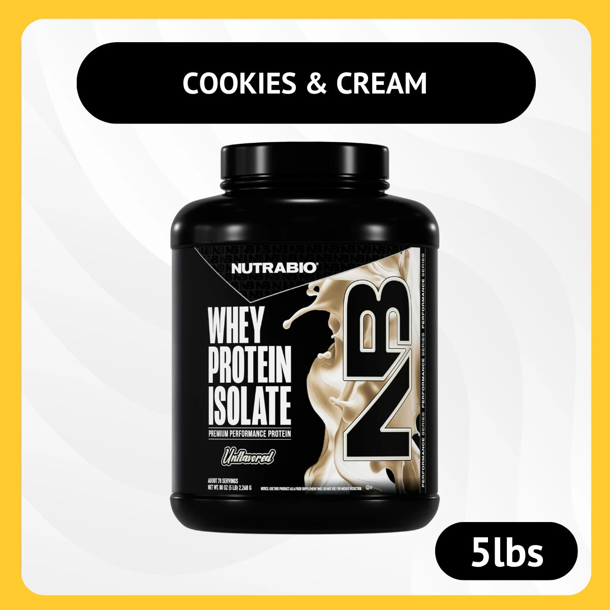 NUTRABIO Whey Protein Isolate