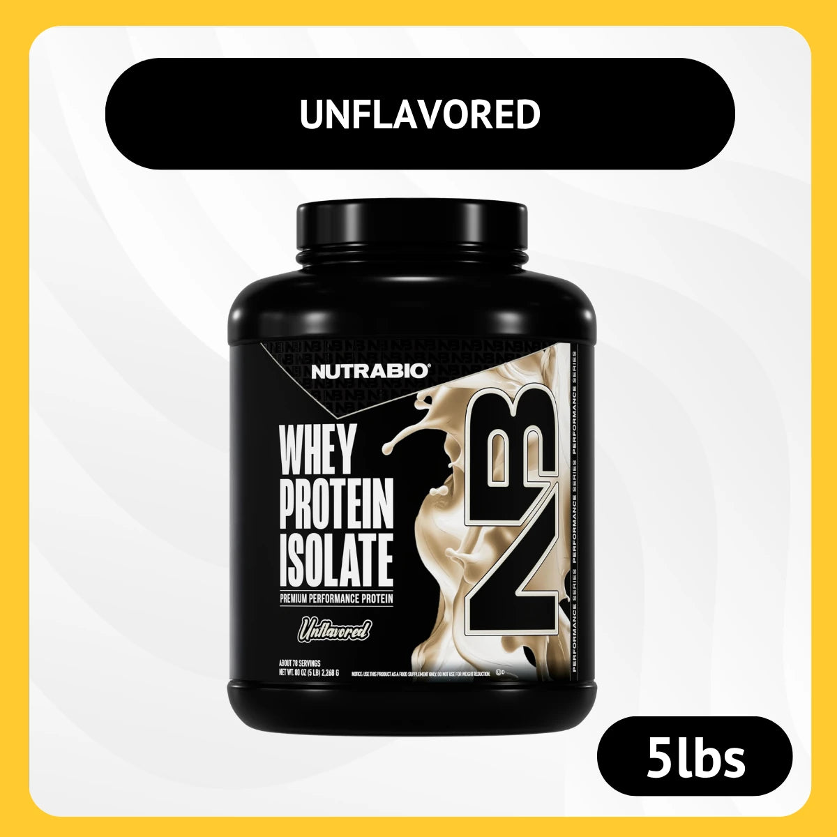 NUTRABIO Whey Protein Isolate