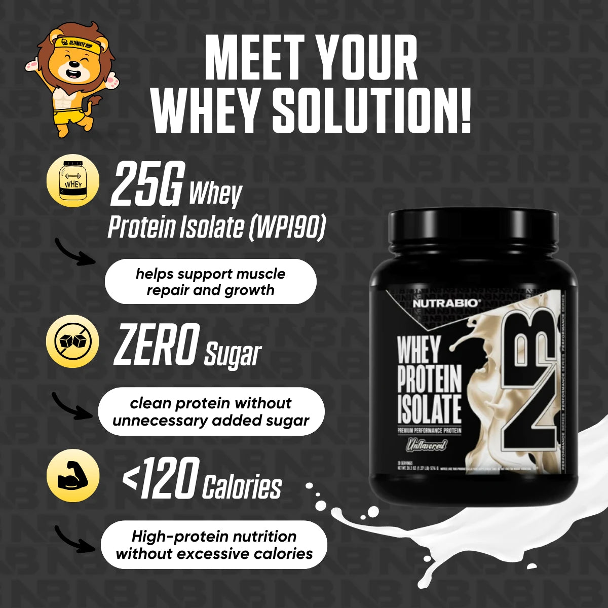 NUTRABIO Whey Protein Isolate