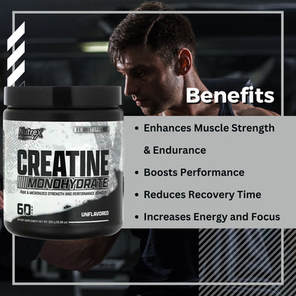 Nutrex Research, Creatine Monohydrate, 300 - 1000g - Ultimate Sup Singapore