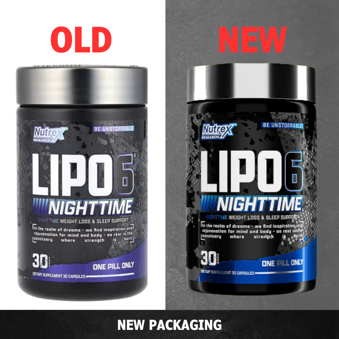 Nutrex Research, LIPO-6 Black Nighttime, 30 Black-Caps - Ultimate Sup Singapore