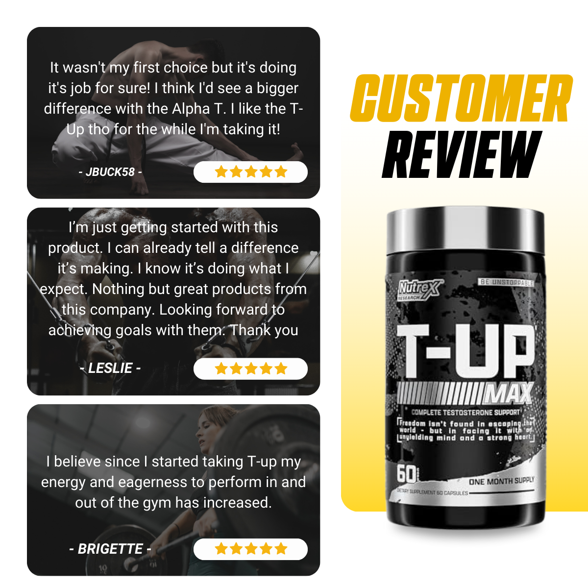 Nutrex T-Up, Raise Total Testosterone Build More Muscle, Supplement, Zinc, B6, B12, 60 Capsules - Ultimate Sup Singapore