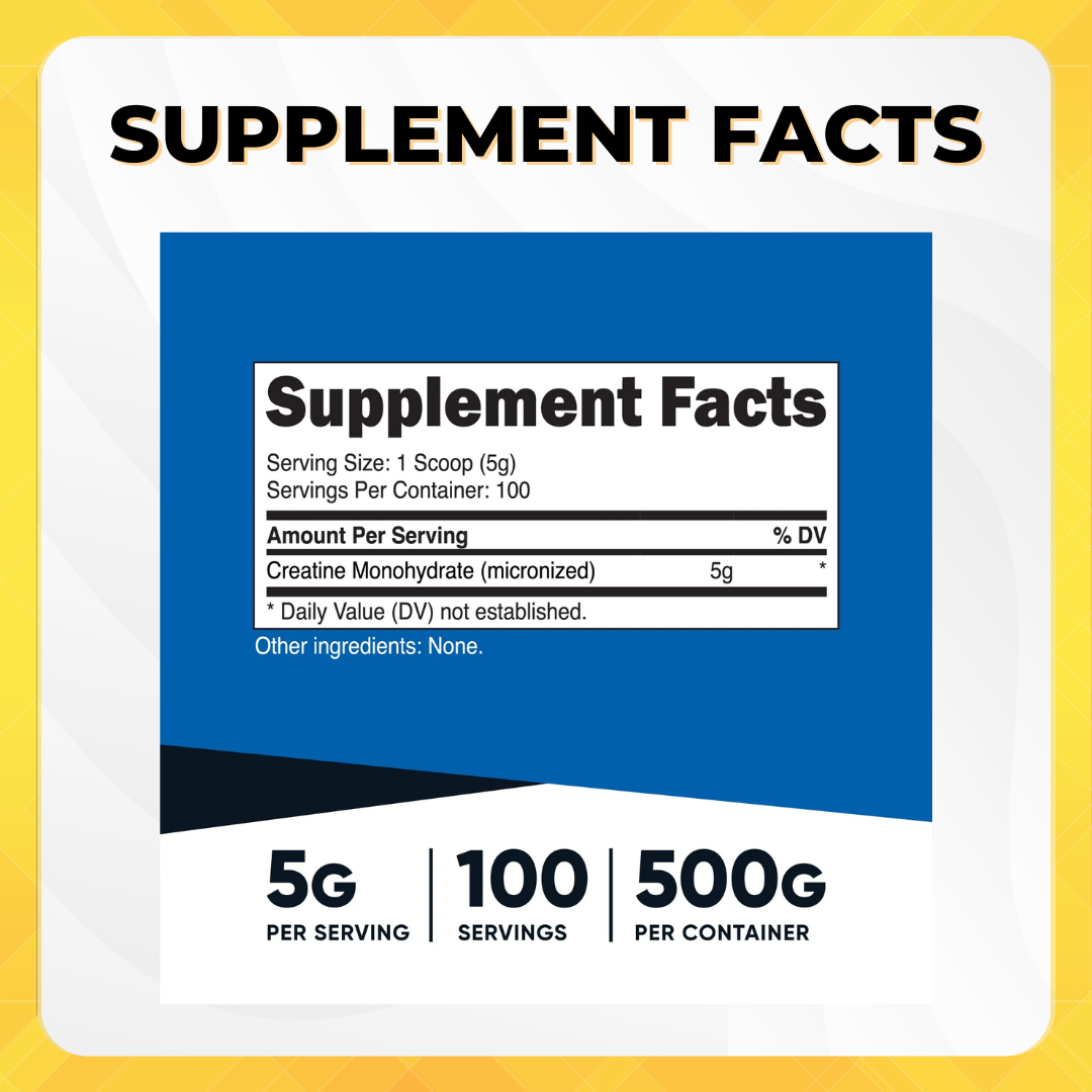 Nutricost, Creatine Monohydrate, 300g-1kg - Ultimate Sup Singapore