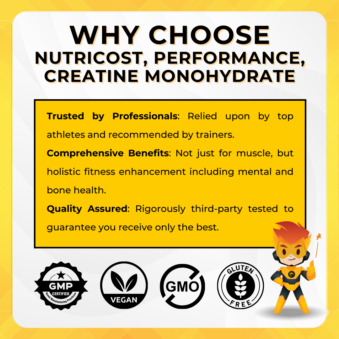 Nutricost, Creatine Monohydrate, 300g-1kg - Ultimate Sup Singapore
