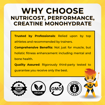 Nutricost, Creatine Monohydrate, 300g-1kg - Ultimate Sup Singapore