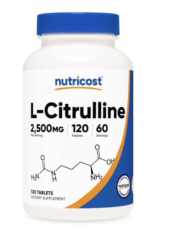 Nutricost, L-Citrulline, 120 Tabs - Ultimate Sup Singapore