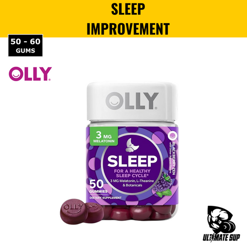 OLLY, Sleep Gummy, 50 - 60 Gummies - Ultimate Sup Singapore
