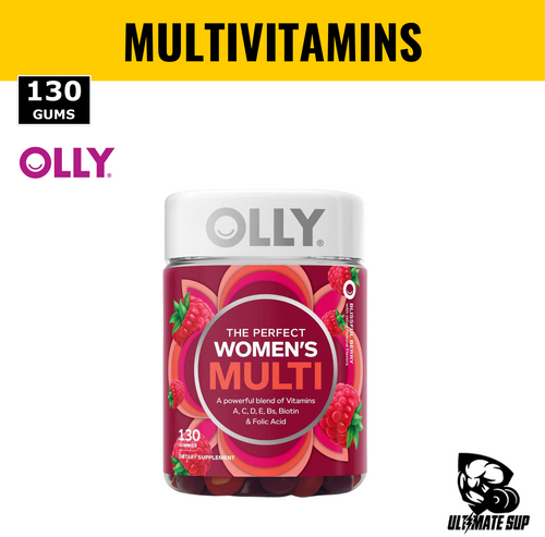 OLLY, Women's Multi, Blissful Berry , Multivitamins For Women, with Biotin & Folic Acid, 130 Gummies - Ultimate Sup Singapore