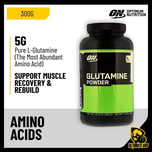 Optimum Nutrition, Glutamine Powder, 300g - Ultimate Sup Singapore