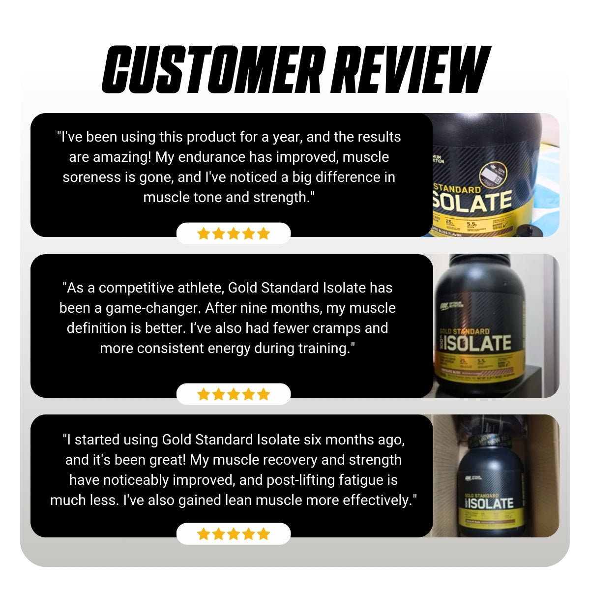 Optimum Nutrition, Gold Standard Isolate Protein, 5 lb (2.27 kg) - Ultimate Sup Singapore