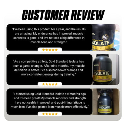 Optimum Nutrition, Gold Standard Isolate Protein, 5 lb (2.27 kg) - Ultimate Sup Singapore