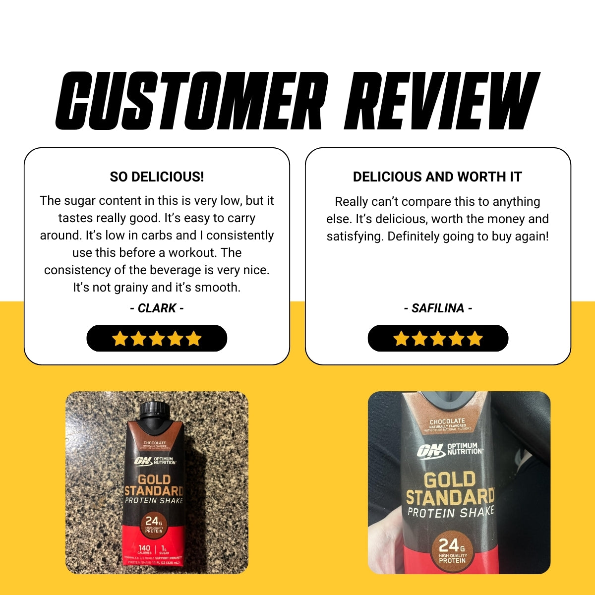 Optimum Nutrition, Gold Standard Protein Shake, 4-12 cans - Ultimate Sup Singapore