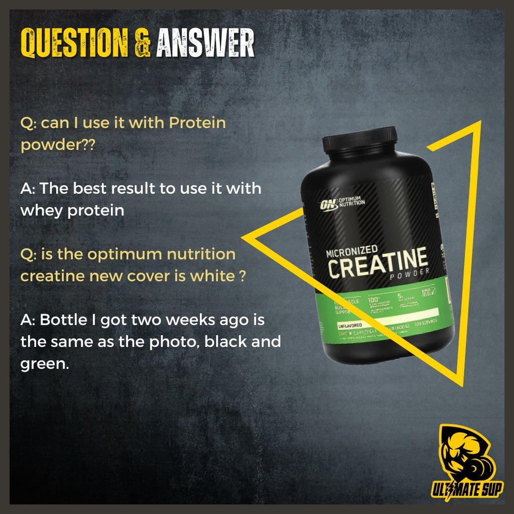 Optimum Nutrition, Micronized Creatine Powder, 60-240 sers - Ultimate Sup Singapore