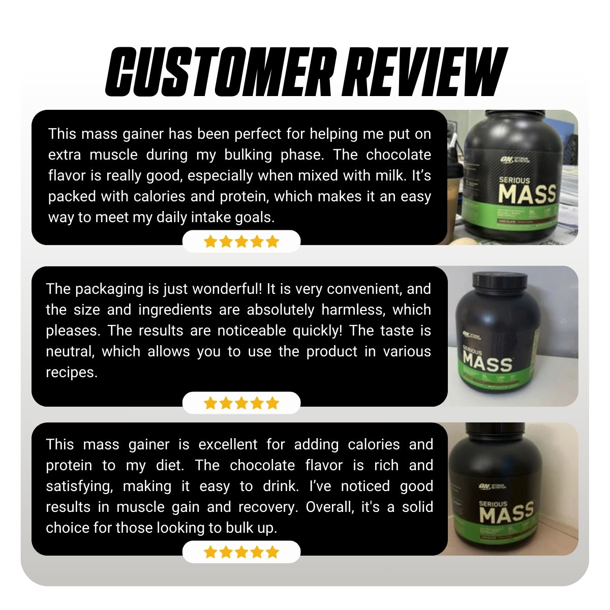 Optimum Nutrition, Serious Mass, 6 lb (2.7 kg) - Ultimate Sup Singapore