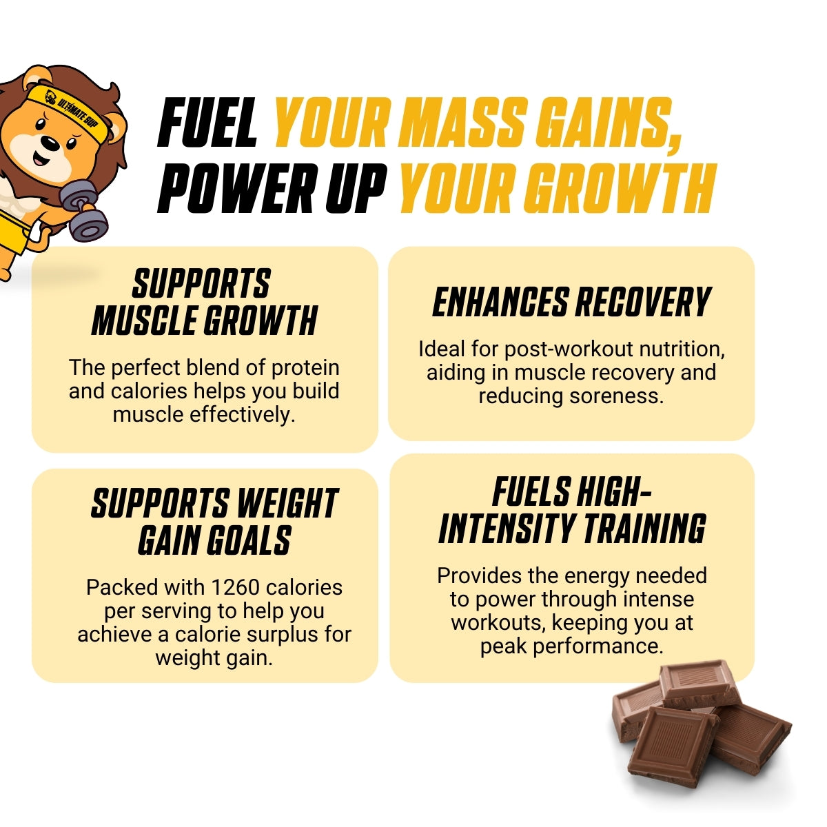 Optimum Nutrition, Serious Mass, 6 lb (2.7 kg) - Ultimate Sup Singapore