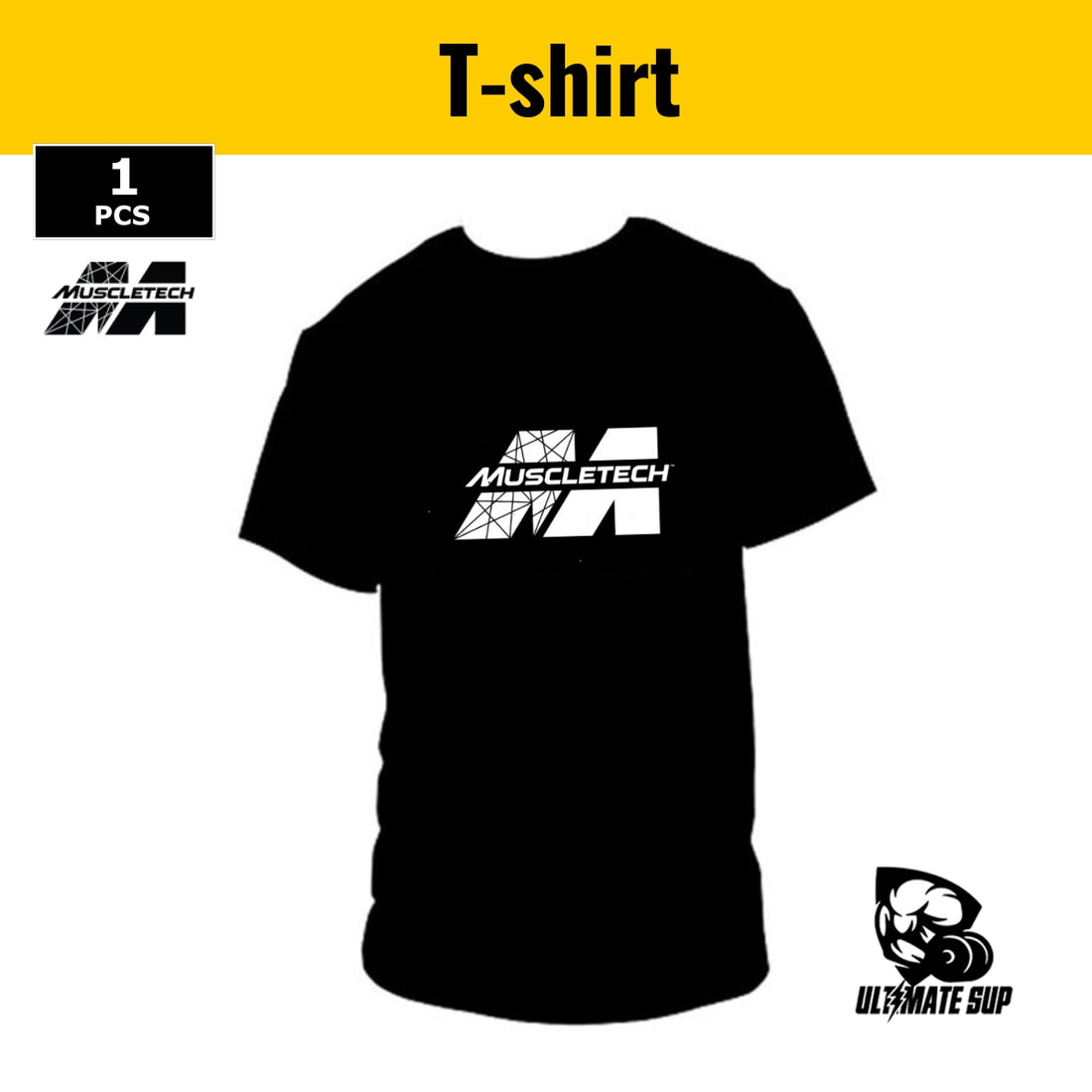 Muscletech Logo T Shirt | Gym Wear | Training Accessories - Ultimate Sup - Ultimate Sup Singapore