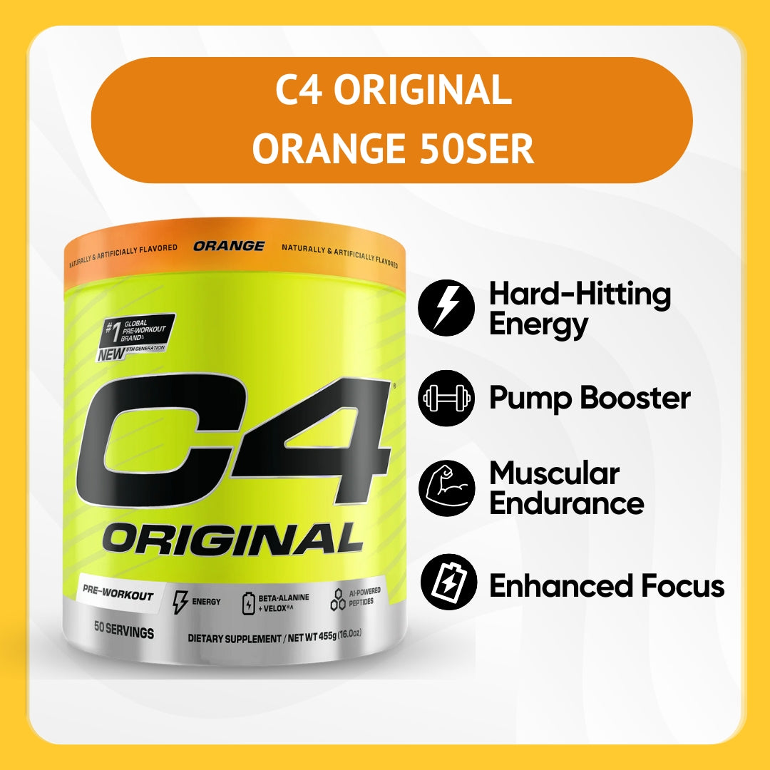 Cellucor, C4 Original Explosive Powder, 30-50 Sers