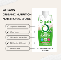 Orgain Straw n Cream