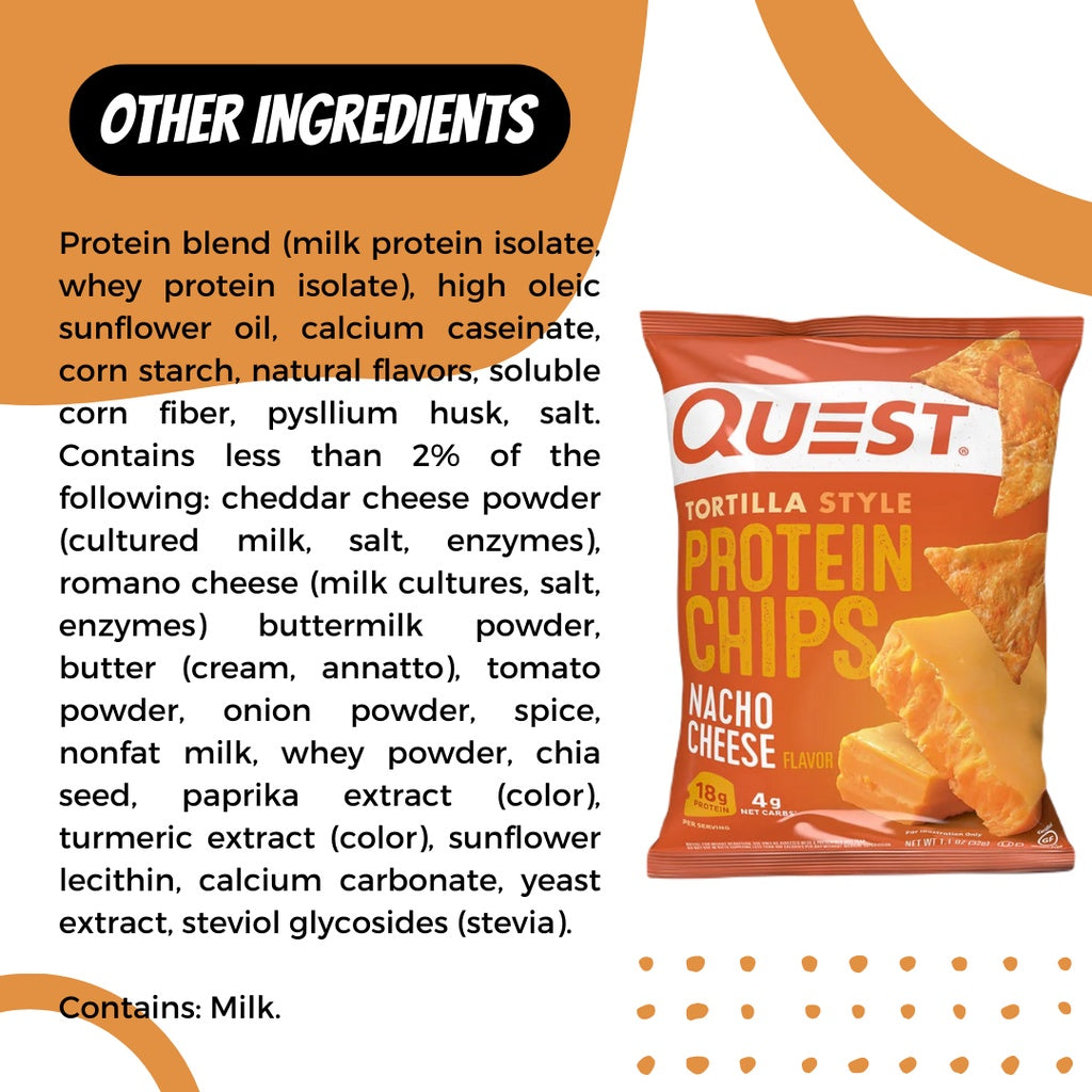 Quest Nutrition, Protein Chips, 3 Packs - 8 Packs, 32g Each - Ultimate Sup Singapore