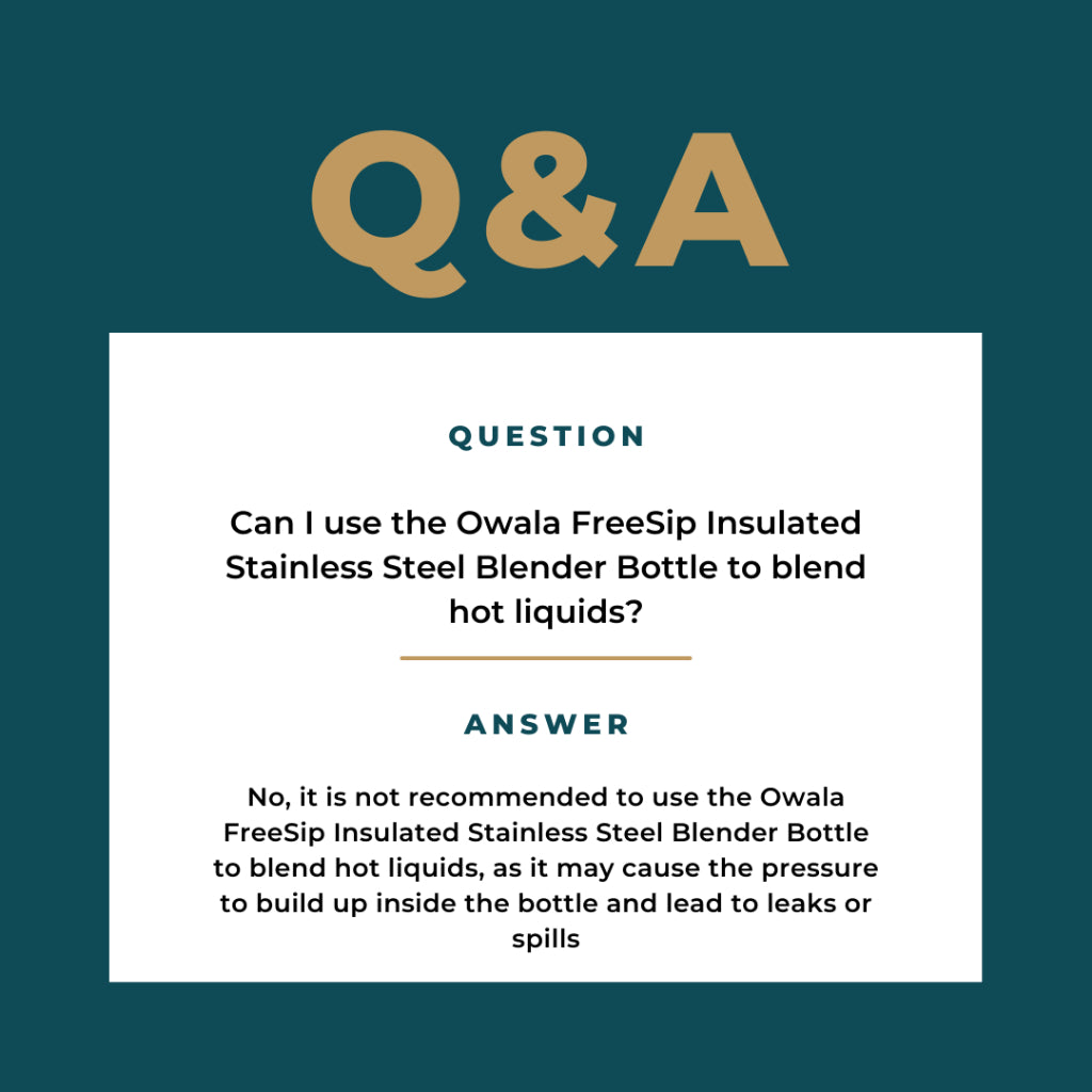 Owala, FreeSip Insulated Stainless Steel Blender Bottle w Locking Push Button Lid, 19oz - 24oz - 32oz - 40oz - Ultimate Sup Singapore