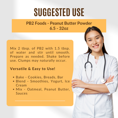 PB2 Foods, The Original PB2 Powdered Peanut Butter, 6.5-32 oz - Ultimate Sup Singapore