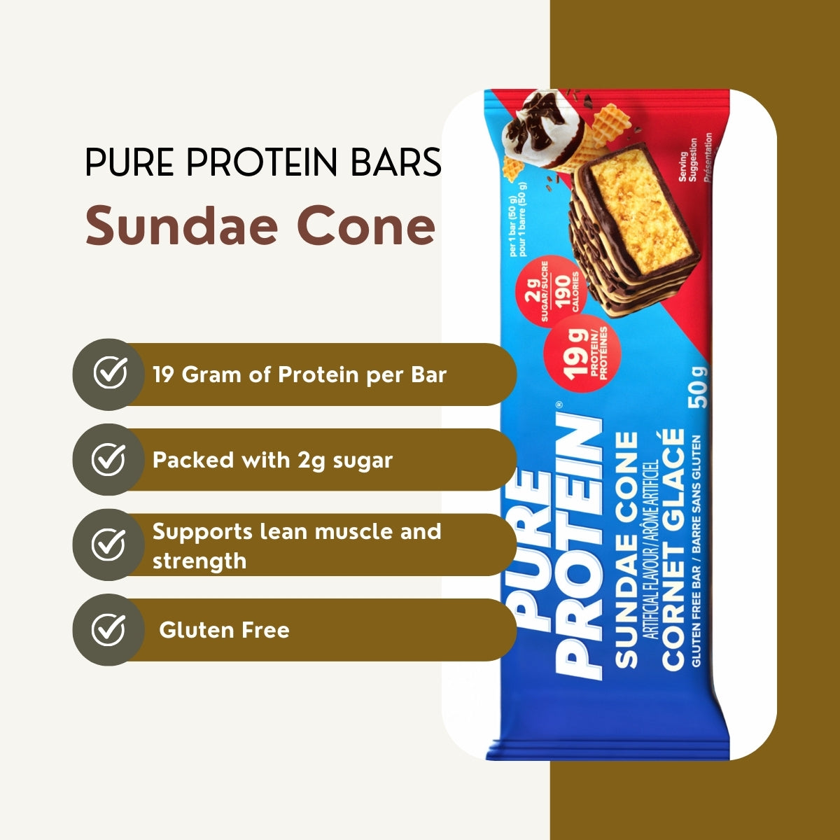 Protein Bar Low Carb, Various Brands and Assorted Flavors, 1pcs